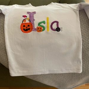 Halloween Shirt embroidered